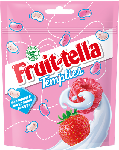

Мармелад Fruit-tella Tempties жевательный со вкусом Малина-клубника, 100 г