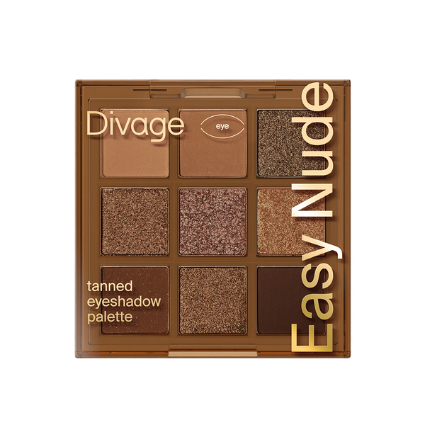 Палетка теней для век Divage Easy Nude Tanned 9 г