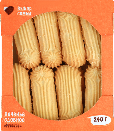 

Печенье Выбор семьи сдобное Русское 240 г