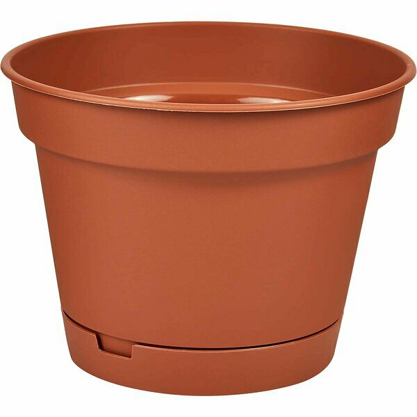 Горшок цветочный Idi Land Mint d150мм 11.3 см 1.2 л пластик терракотовый
