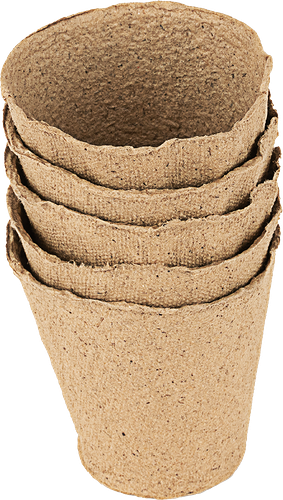 Горшочки торфяные для рассады 80х80мм, 5шт