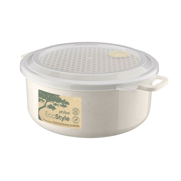 Контейнер для холодильника и СВЧ, 0.9 л, пластик