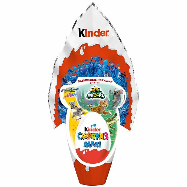 Яйцо Kinder Сюрприз Maxi молочный шоколад с игрушкой внутри