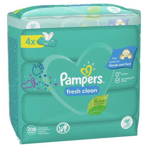 

Салфетки Pampers Fresh Clean детские 208 шт.