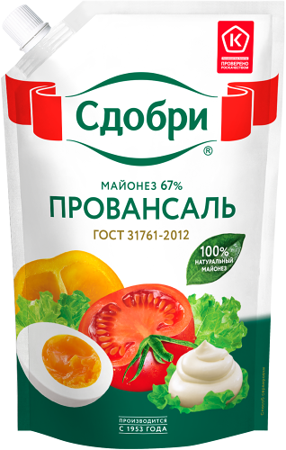 Майонез Сдобри Провансаль 67%