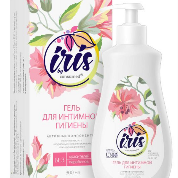 Гель для интимной гигиены Iris by Consumed с молочной кислотой 300 мл