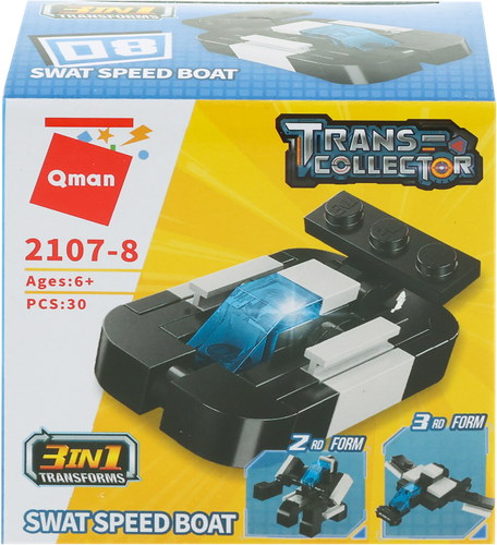 

Конструктор Qman Транспорт 1 шт., в ассортименте