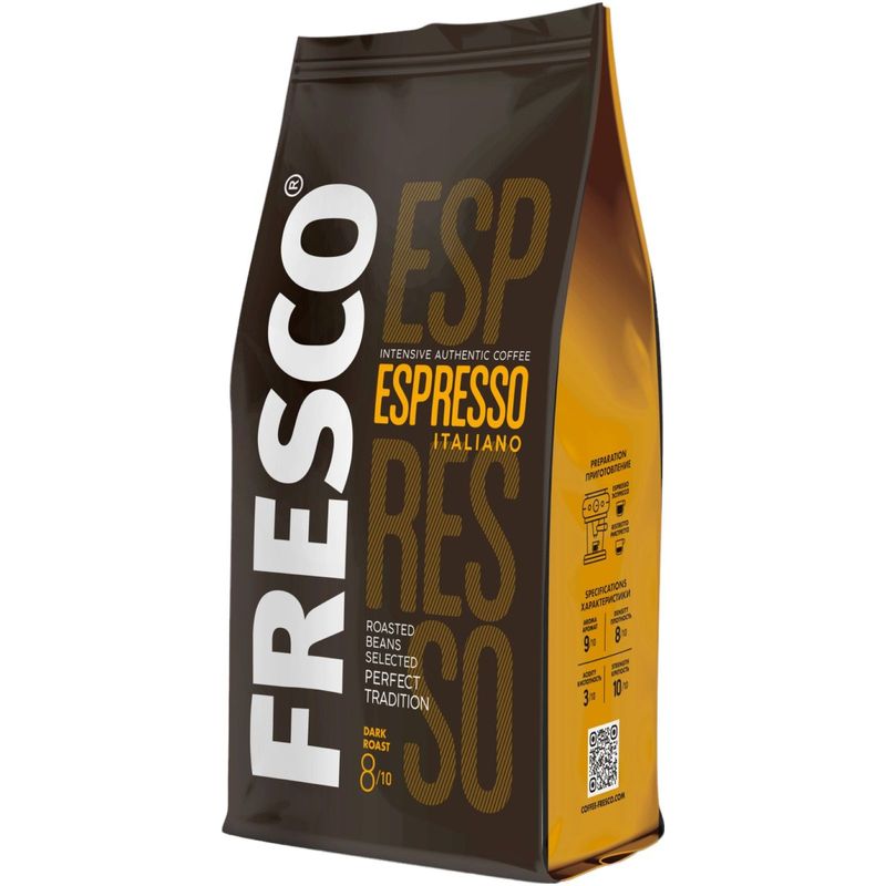 

Кофе в зёрнах натуральный жареный Fresco Espresso Italiano 900 г