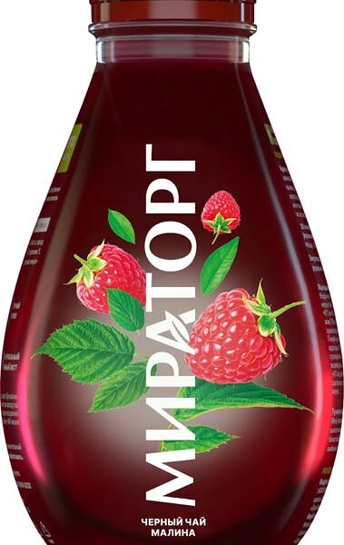 Чай холодный Мираторг черный со вкусом малины 380г