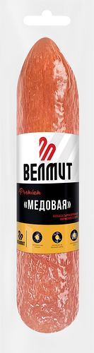Колбаса сырокопченая ВЕЛМИТ Медовая, 200г