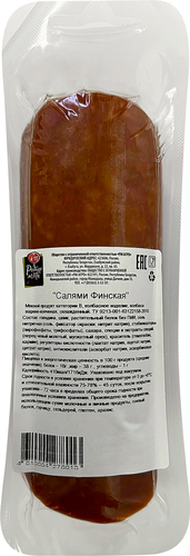 

Колбаса копчено-вареная Родные места Салями Финская, категория Б, 330 г