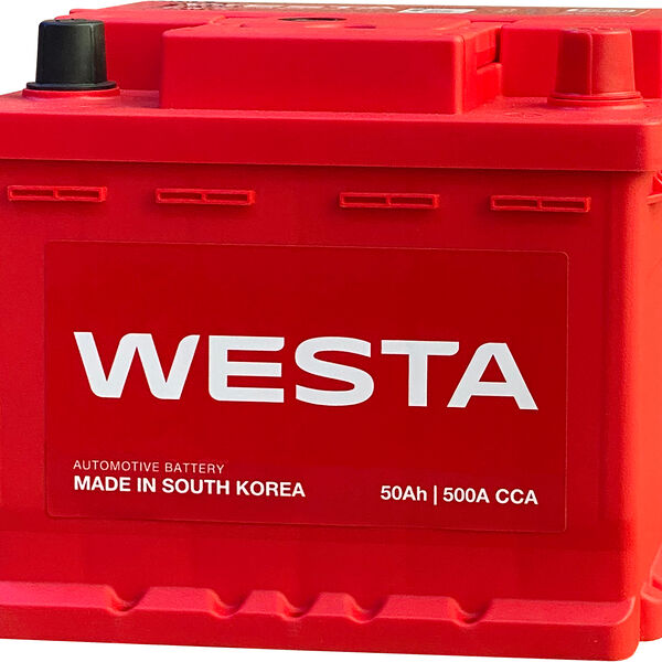 Аккумулятор WESTA Korea 54321 SMF 50 Ач 500 А обратная полярность