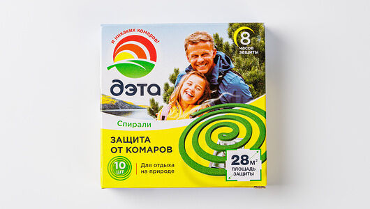 Спирали от комаров и летающих насекомых Дэта 10 шт