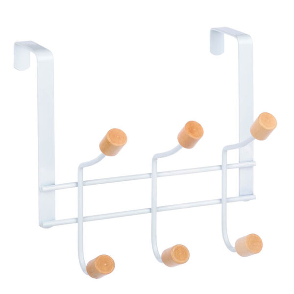 Vetta вешалка накидная, 3 крючка, металл, дерево