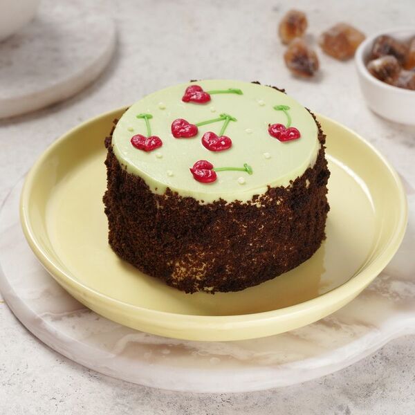 Торт Маркет Бенто шоколадный с вишней, 240г