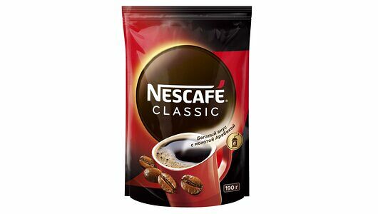 Кофе растворимый Nescafe Classic с добавлением молотого 190г