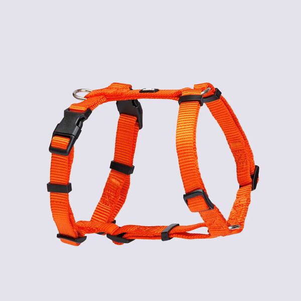 Шлейка нейлоновая для собак Vario, 15 мм, 38-52 см, оранжевая