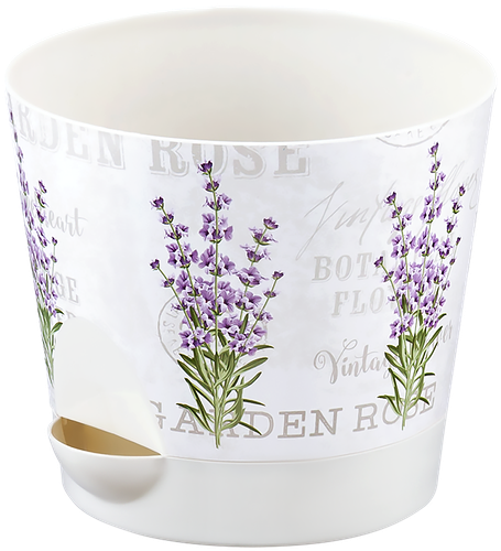 Кашпо Idea Ника Деко D180мм 2,7л с Прикорневым Поливом Арт. М3078 (россия)