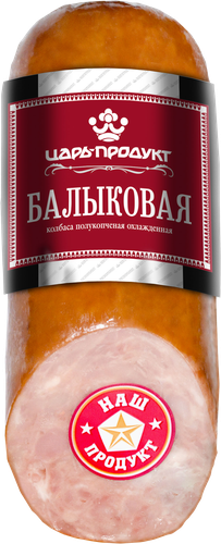 

Колбаса полукопченая ЦАРЬ ПРОДУКТ Балыковая, категория Б, 350г