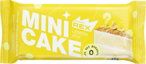 

Пирожное протеиновое ProteinRex Mini cake Лимонный тортик 40 г