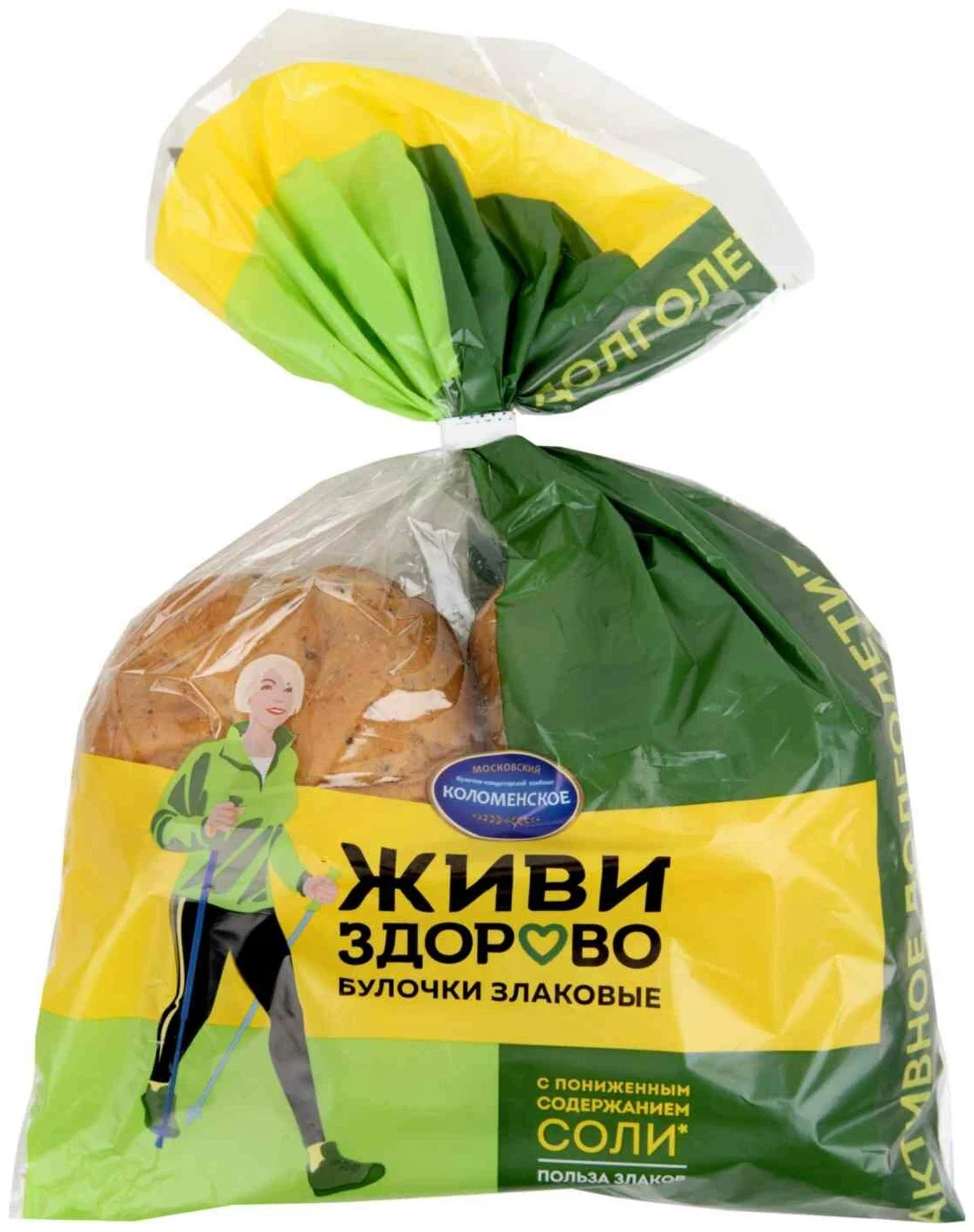 

Булочки Коломенское Живи Здорово злаковые 200 г