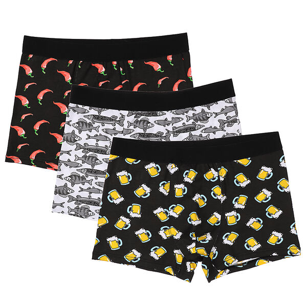 Galante трусы-боксеры мужские с рисунком, 95% хлопок, 5% спандекс, р-ры 50-56, 3 дизайна в ассортименте