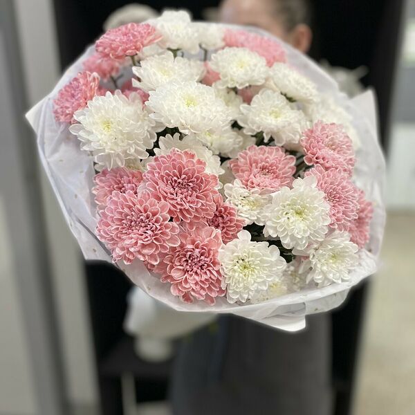 Букет хризантем 9 штук