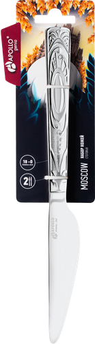 

Набор столовых ножей APOLLO Genio Moscow, нержавеющая сталь, 2шт