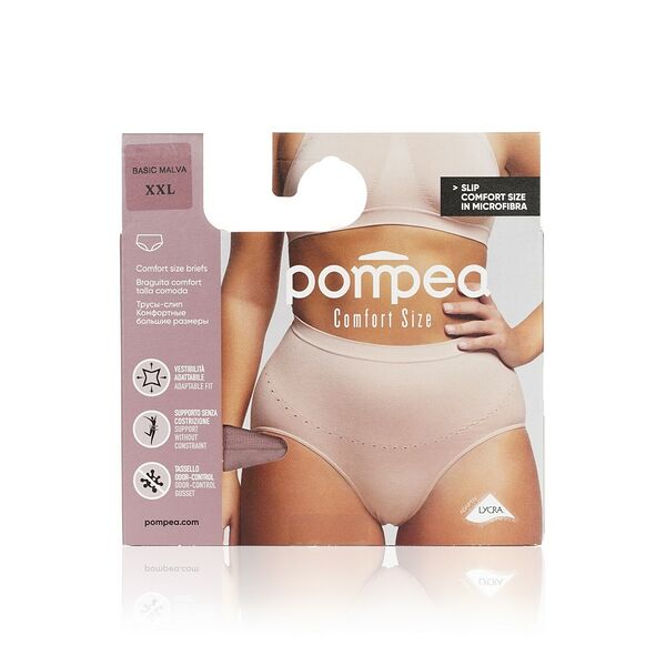 Женские трусы Pompea Slip Comfort Size Malva XXL