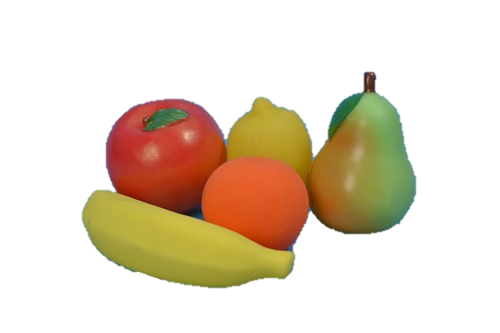 Игрушка из ПВХ пластизоля Набор фруктов из 5 предметов