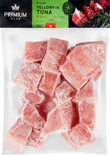 Тунец замороженный PREMIUM CLUB кусочки, 500 г