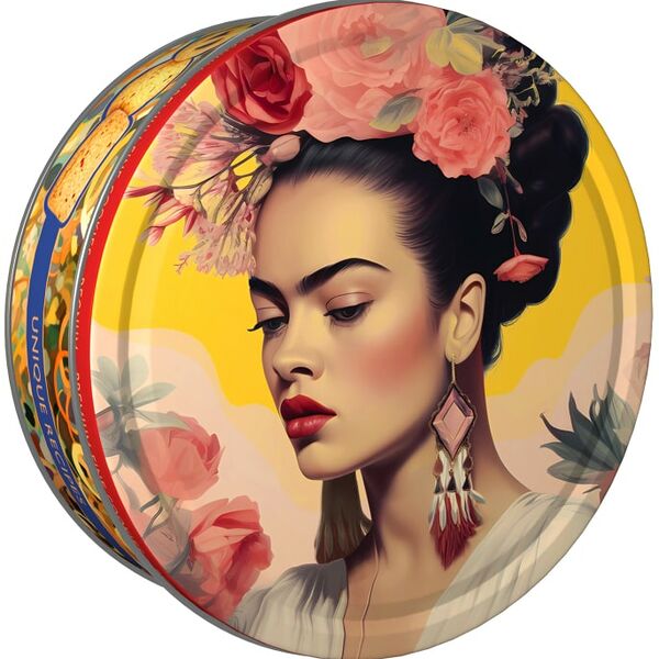 Печенье Regnum сдобное с сахарной обсыпкой клубникой и кокосовой стружкой 400г