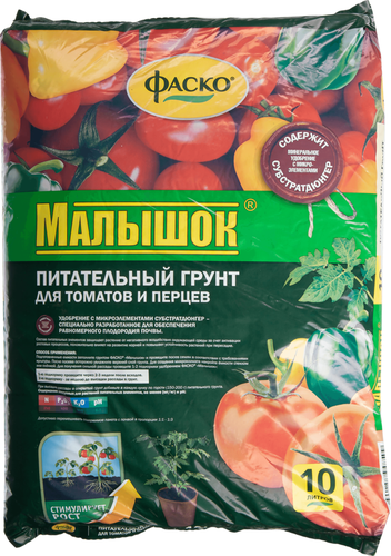 

Грунт питательный для томатов и перцев ФАСКО Малышок, 10л