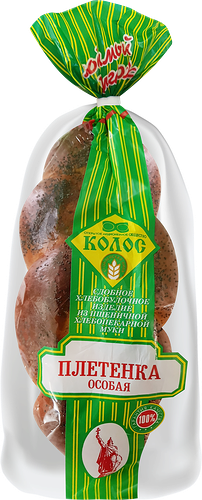 Изделие хлебобулочное Колос плетенка особая