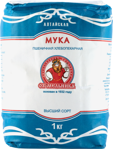 

Мука пшеничная От мельника хлебопекарная высший сорт ГОСТ 1 кг