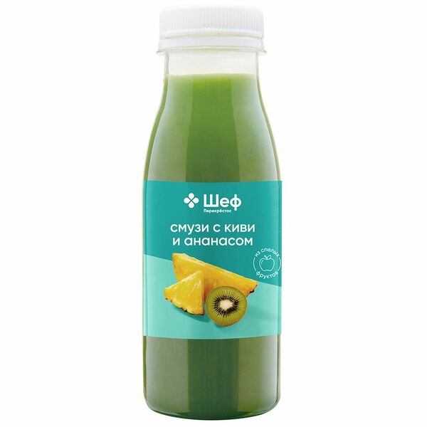 Смузи с киви и ананасом Шеф Перекрёсток, 250 мл