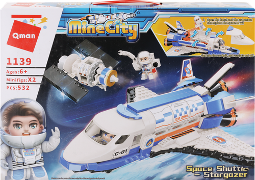 

Конструктор QMAN Звездолет, 532 детали