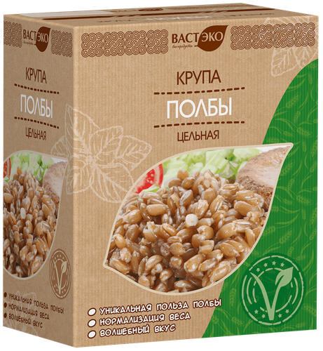 

Полба ВАСТЭКО цельнозерновая, 500г