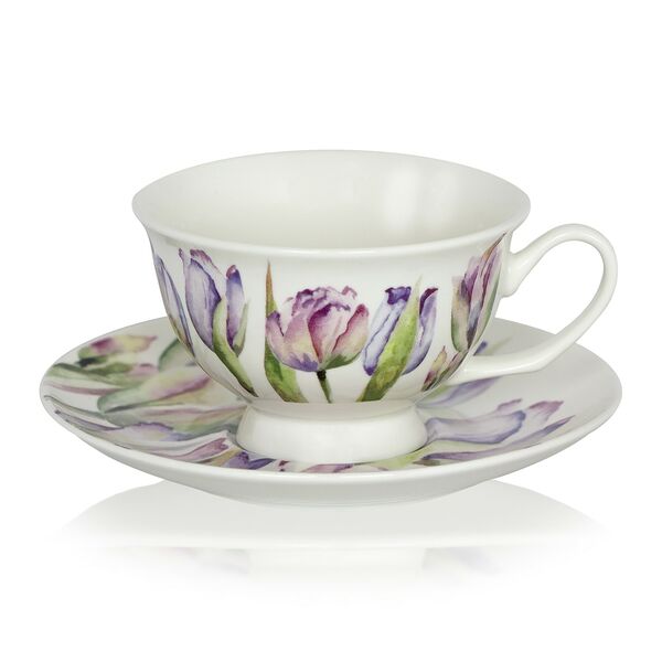 Пара чайная Esprado Tulips, 250 мл, фарфор