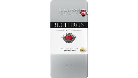 Шоколад молочный Bucheron с фисташками