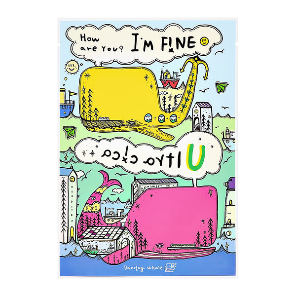 Маска для лица Dancing Whale с экстрактом центеллы азиатской 28 г