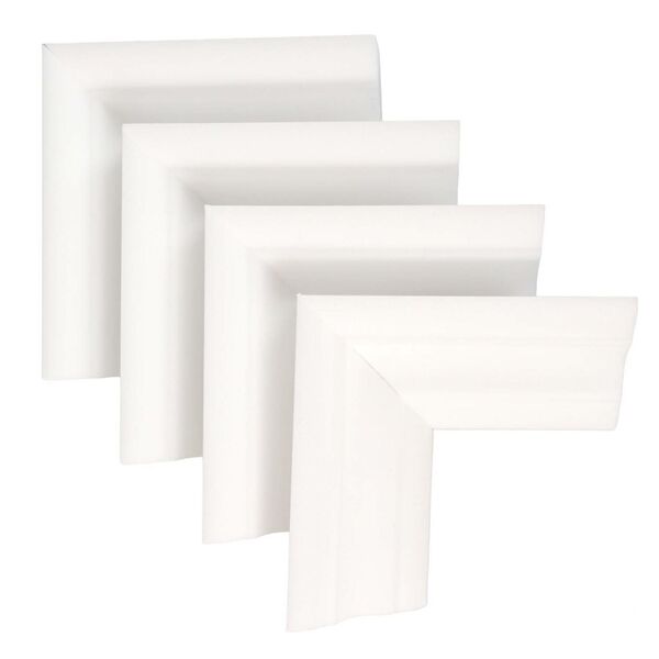 Уголок внутренний Плинтэкс для плинтуса Е 30/30, экструдированный полистирол, белый, 4 шт