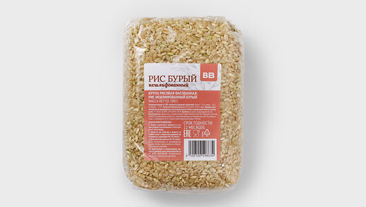 Рис бурый нешлифованный
