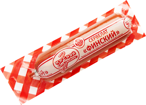 

Колбаса полукопченая МЯСНОЙ ГУРМАН Сервелат Финский, категория В, 300г
