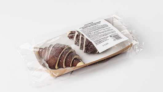 Круассан с шоколадом зам. 2 шт (выпекаем дома)(Продукт замороженный)