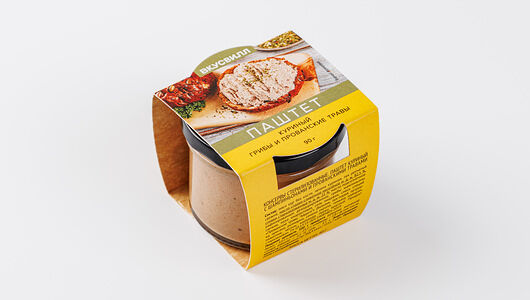 Паштет куриный грибы и прованские травы