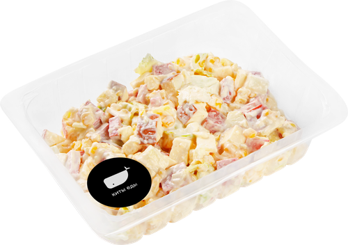 

Салат Киты еды Солнечный одуванчик с полукопченой колбасой, 500 г