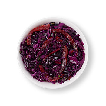 Капуста маринованная краснокочанная с овощами «Азбука вкуса», Россия 490 г