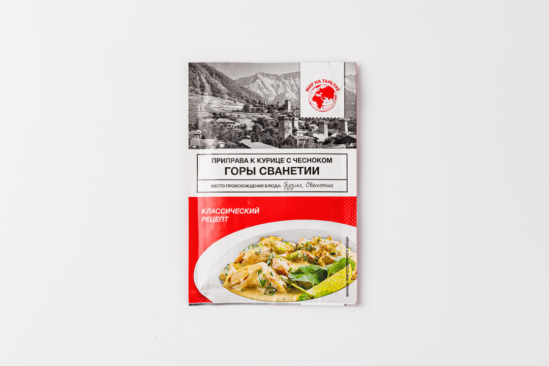 

Приправа к курице с чесноком Горы Сванетии Мир на тарелке, 20 г