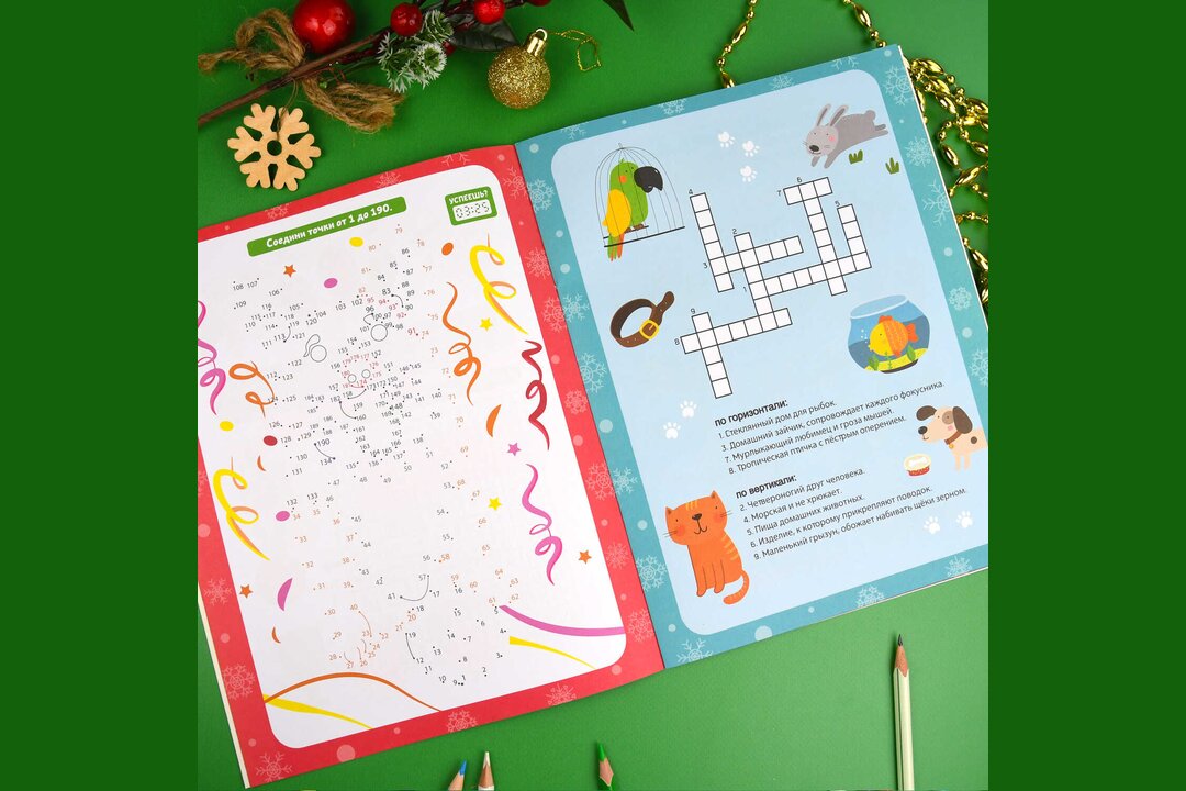 

Книжка-картинка для детей Феникс+ с заданиями Любимые головоломки